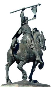 Estatua del Cid subido a Babieca, en San Diego, California (EEUU) Fuente: Wikimedios